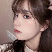 带花的复古女生头像(4)