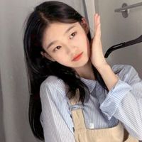 女生头像侧脸带花(13)