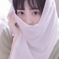 戴口罩的女生头像黑白夏日(11)