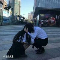 情侣头像短发复古两张(7)