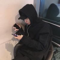 黑白男生唯美头像背影图片