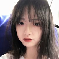 微信圆脸女生头像白色(8)