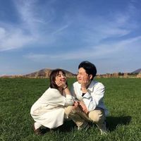 情侣头像绿色两个人情侣装(2)
