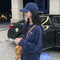 女生侧面带帽子头像唯美图片大全(2)