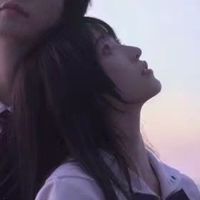 黑白一男一女情侣头像图片(4)