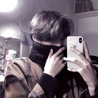 男生头像用花挡脸(15)