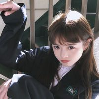 唯美海边短发女生头像背影(5)