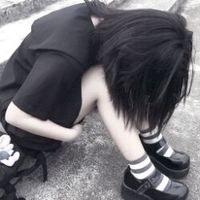 青色系古风女生头像(7)