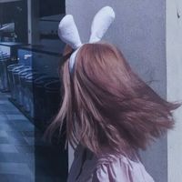 蓝色非主流图片唯美图片女生头像(4)