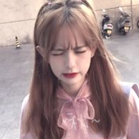 女生黄昏侧影头像(12)