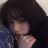 森系侧脸图片女生头像(16)