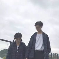 情侣头像 半脸 黑(14)
