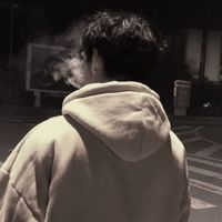 铅笔画的高冷男生头像(13)