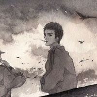 卡通人物简笔画 动物 情侣头像图片