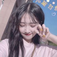 韩国中分长发女生头像图片2020款(6)