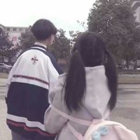 小清新情侣接吻头像(18)