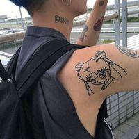 男生头像黑白图片侧脸(4)