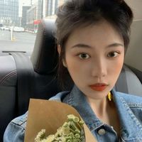 qq头像女生戴园眼镜(5)