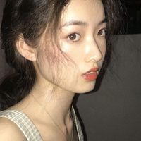 真人头像女生双马尾背影(20)