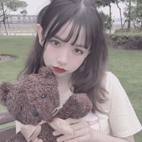 黑白头像和彩色头像女生(7)