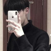 情侣黑白简单头像图片(13)