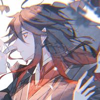 浅蓝色系情侣头像(6)