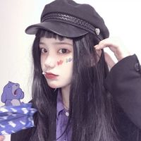 帅气黑白q版头像女生头像图片(10)