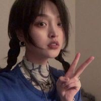 qq头像真实女生可爱双马尾(13)