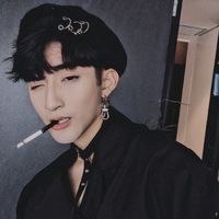 男生韩版帅气黑白头像(2)