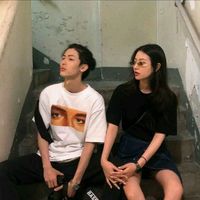 女生创可贴头像情侣(13)