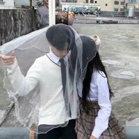 情侣二次元头像黑白头像一对(6)