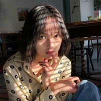 qq头像女生霸气超拽酷照镜子(20)