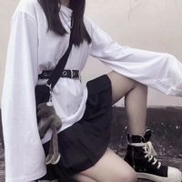 侧面女生速写头像图片(16)