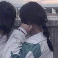 潮黑白情侣头像(11)