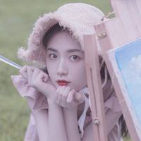 高冷插画头像女生(20)