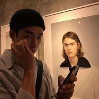 qq头像染发中分男生图片大全图片(20)