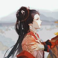 黑暗哥特风格情侣头像(7)