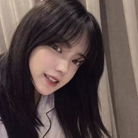qq头像简笔画女生彩色(2)