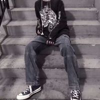 帅气男生戴口罩qq头像黑白头像(4)