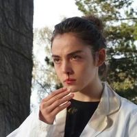 欧美素颜女生侧脸头像(9)