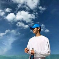 风景微信头像中有两牛在山顶上(16)