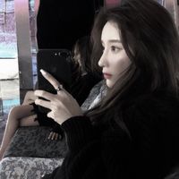 真人头像女生带数字(2)