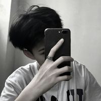 qq二次元男生头像 黑白(14)