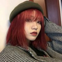 欧美长发伤感女生头像黑白(5)