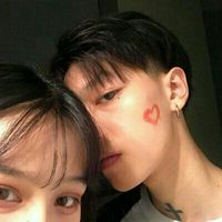 情侣头像 单人 黑白图片(7)