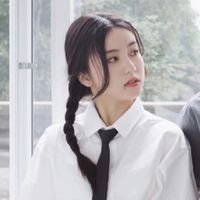 小女孩墨镜情侣头像(16)