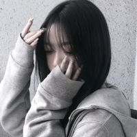 qq头像女生薄荷绿头发图片大全(2)