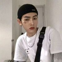 简单动画头像男生背影图片(4)