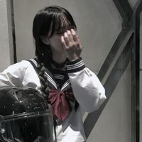 qq头像女生带圆框眼镜(2)