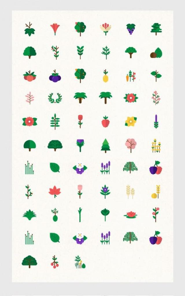 小树的简笔画十种画法（100种简单可爱的小树简笔画画法）(2)